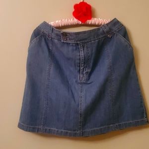 NWT Sonoma-misses size 16, stonewashed skort